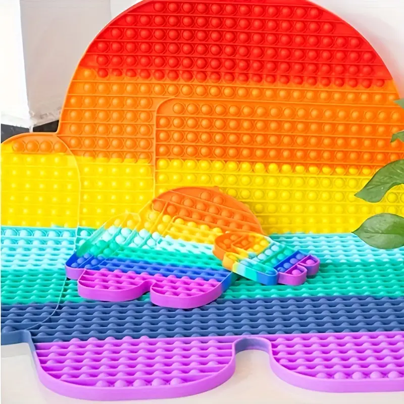 Toys Fidget, Ours Popit 41x21 xxl + Candy Rainbow