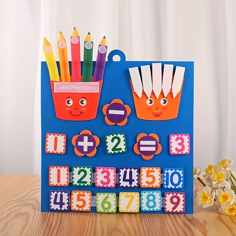 Best Deal for Felt Board Set Finger Numbers Counting Toy Handmade Felt