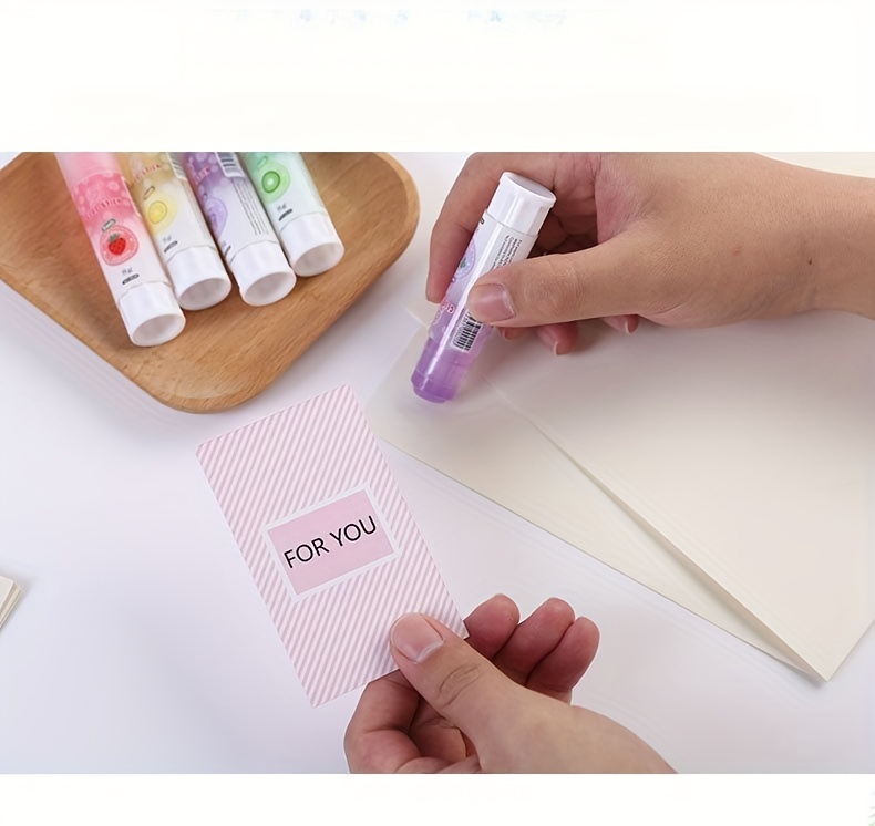 Solid Glue Stick-Cute DIY Craft High Viscosity School Supplies, Strong  Adhesives, Office, Education, Folding Envelopes, Photographic Paper,  Handmade