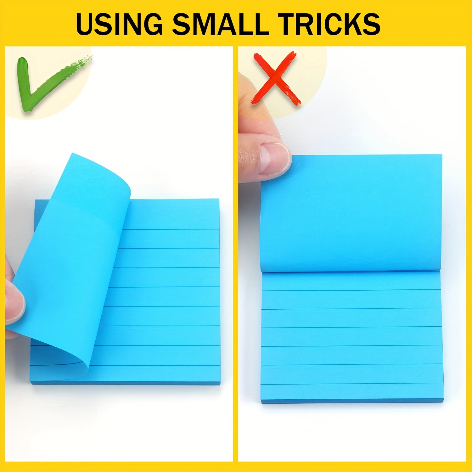 Line Sticky Notes Memo Pads Self adhesive Memo Pads Book - Temu