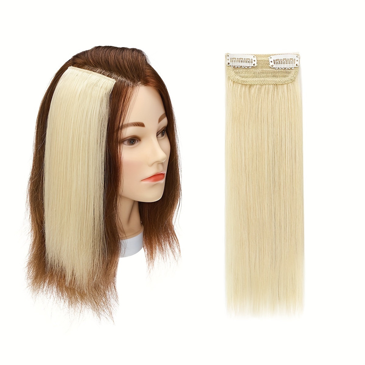 100 Human Hair Natural Invisible Hair Pad Wig Temu United Kingdom