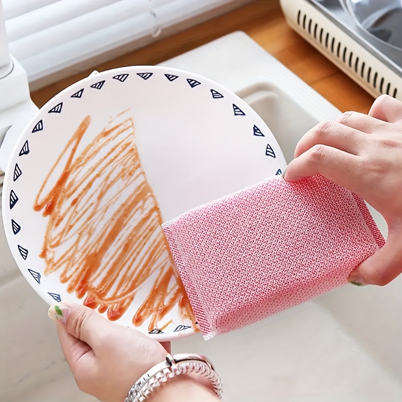 Dishwashing Sponge Cleaning Sponge Dishwashing Mat Kitchen - Temu