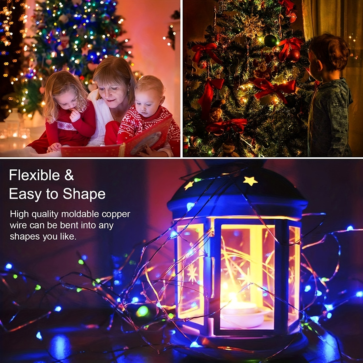 100led Fairy Lights Battery Operated With Remote Control - Temu