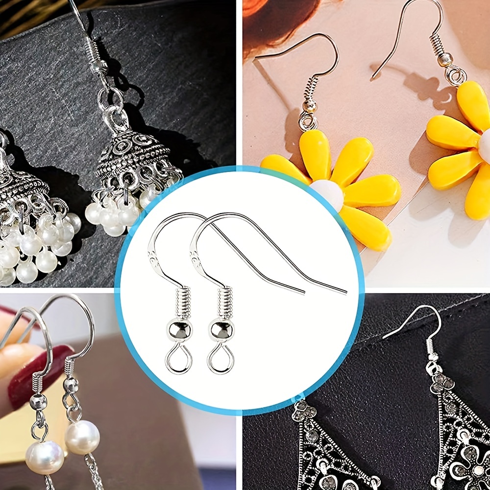 200pcs 925 Sterling Silver Earring Components