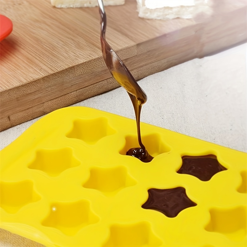 Heart Or Star Shaped Chocolate Mold 3d Silicone Mold 8 - Temu
