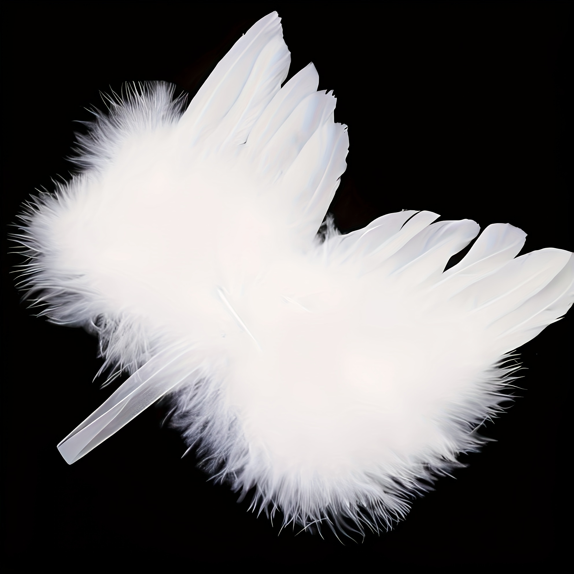 20 White Angel Feather Wings For DIY Craft Feathers, Party Gifts