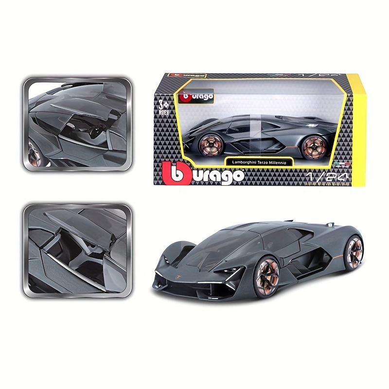  Bburago 1:24 Lamborghini Terzo Millenio - Grey : Toys & Games