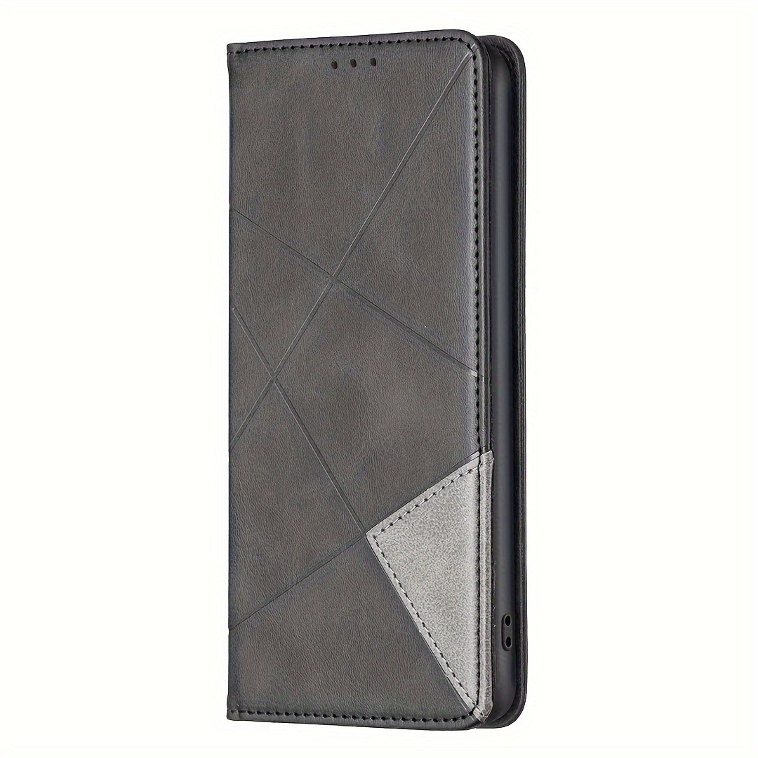 TEMU Phone Case: For Galaxy S24 S24 + S24 Ultra Magnetic Pu Holder Flip Cover Case