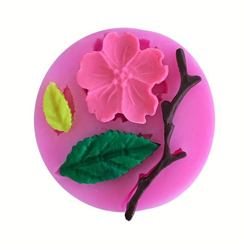 Cherry Chocolate Mold 3d Silicone Mold Sakura Flower - Temu