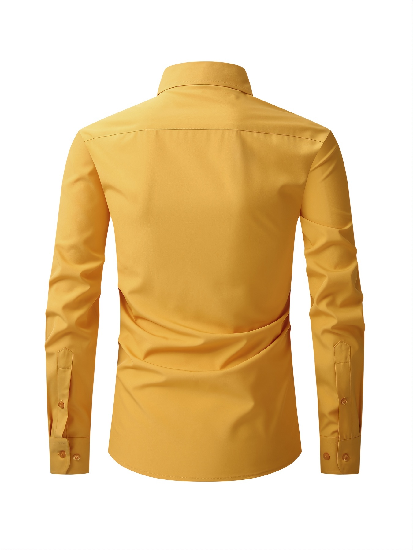 mustard dress shirt mens