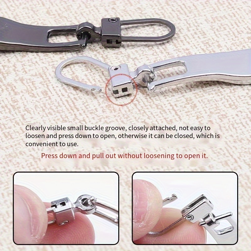 Zipper Slider Puller Instant Zipper Repair Kit Replacement - Temu Japan