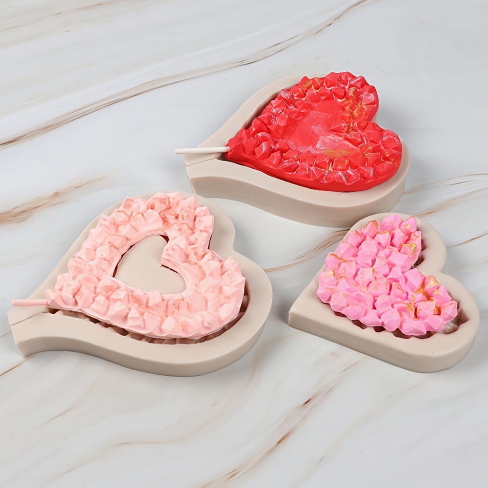Multiple Heart Cakesicle Mold, Love Silicone Cake Molds