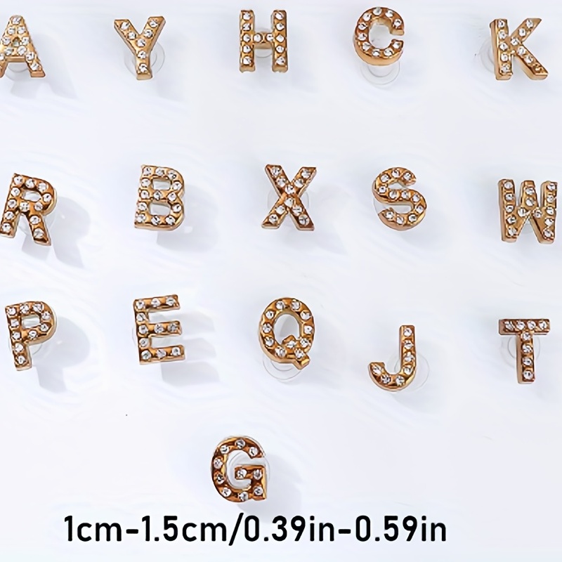 26/54/80pcs Letter Charms for Clogs Sandals Shoe Decoration - 0-9#Number, Alphabet ABC-Z Characters, DIY Shoes Accessories for Men Women,Temu