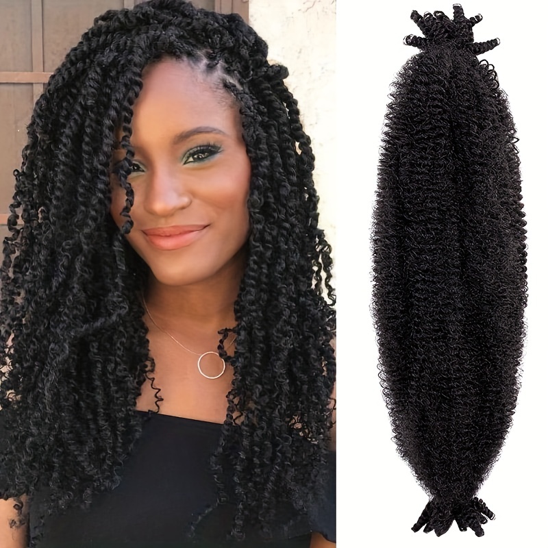 Afro Twist Hair Extensions Pre separated Spring Marley Twist - Temu