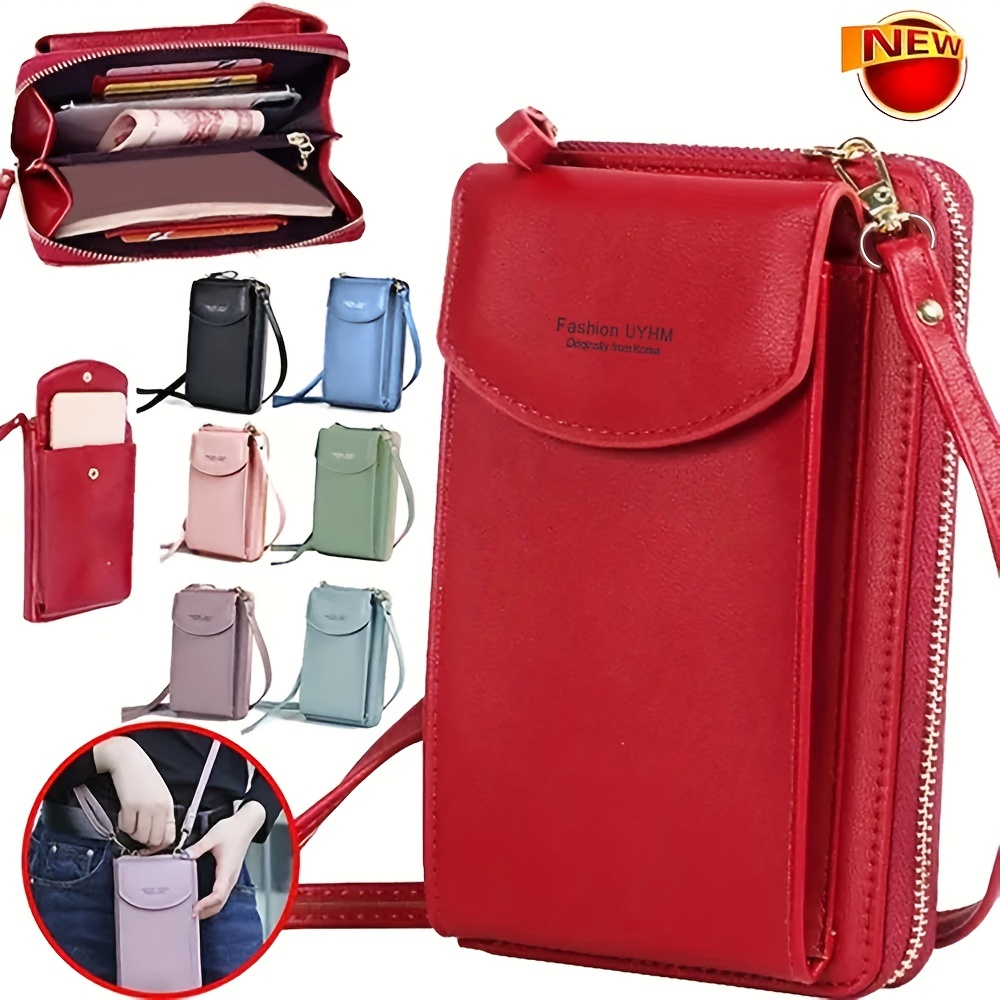 Small Leather Crossbody Cell Phone Bag for Women, EEEkit