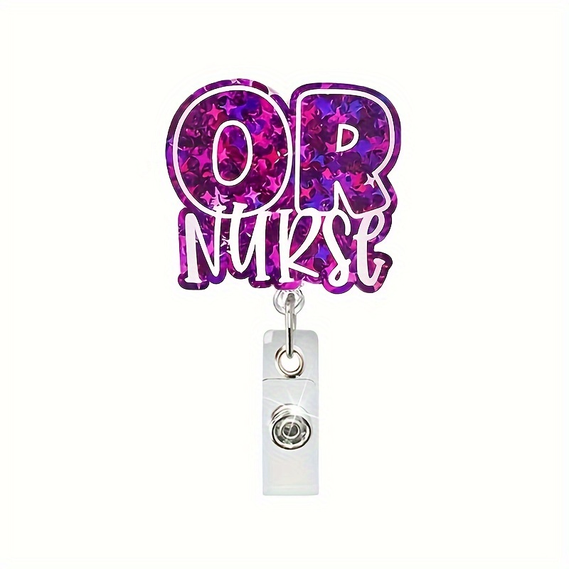 Retractable Nurse Badge Reel Charm Perfect Nurses Doctors - Temu