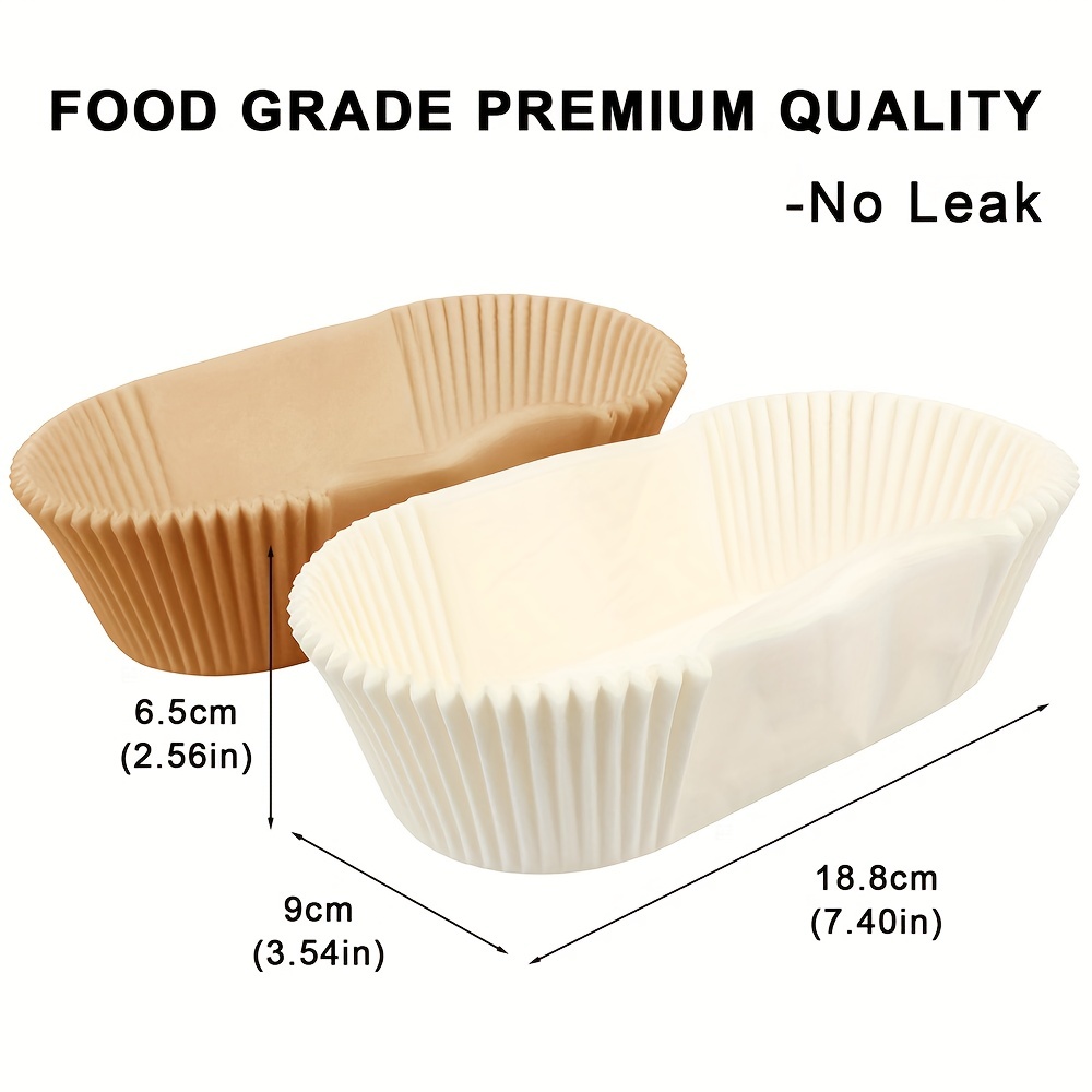 50pcs Paper Loaf Pan Disposable Bread Baking Mold Microwave Oven Freezer  Safe Bakery Pastry Rectangle Pans