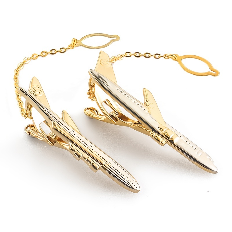 Metal Plated Men's Collar Tie Clip