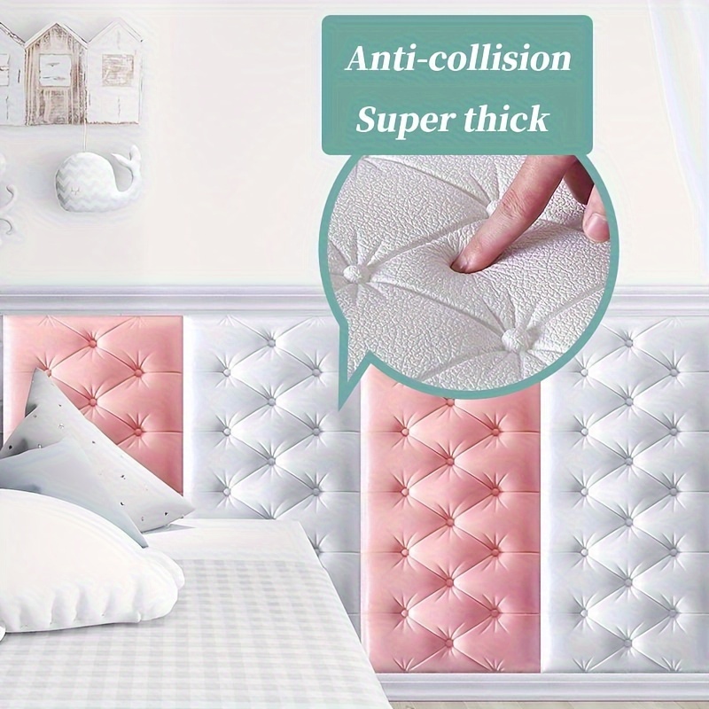 Modern children's room headboards anti-collision Headrest bed