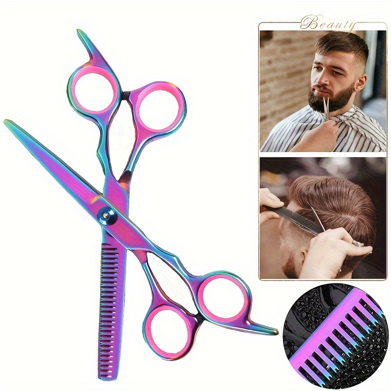 2pcs/3pcs Hairdressing Scissors, Hair Cutting Scsissors, Hair Thinning  Shears, Hair Styling Comb, Hairdresser Scissors Styling Tools