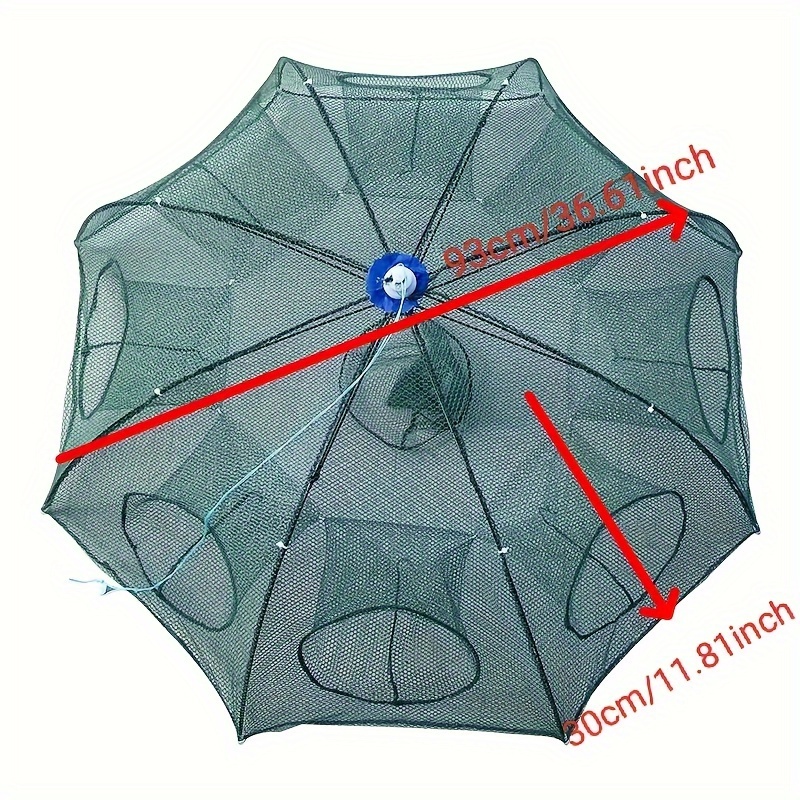 Multi Holes Nylon Shrimp Cage Portable Umbrella Shaped - Temu Malaysia