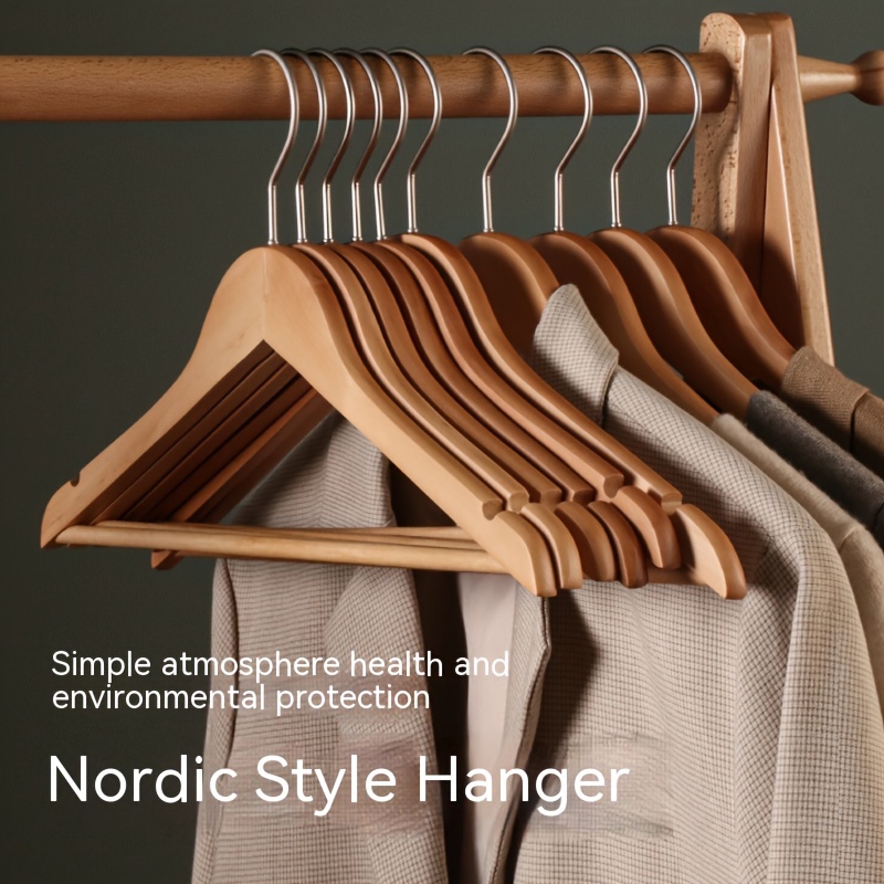 Non-slip Clothes Hangers With Grooves, Velvet Drying Rack, Heavy Duty  Hangers, Traceless Standard Hangers, Household Space Saving Storage And  Organization For Bedroom, Bathroom, Closet, Wardrobe, Home - Temu