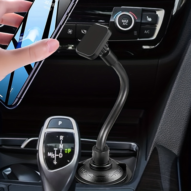 Handyhalterung Auto, Universal Handyhalter fürs Auto, 360° Drebare  KFZ-Handyhalterung, Auto Getränkehalter Handyhalter, mit Stabiler  Gummibasis