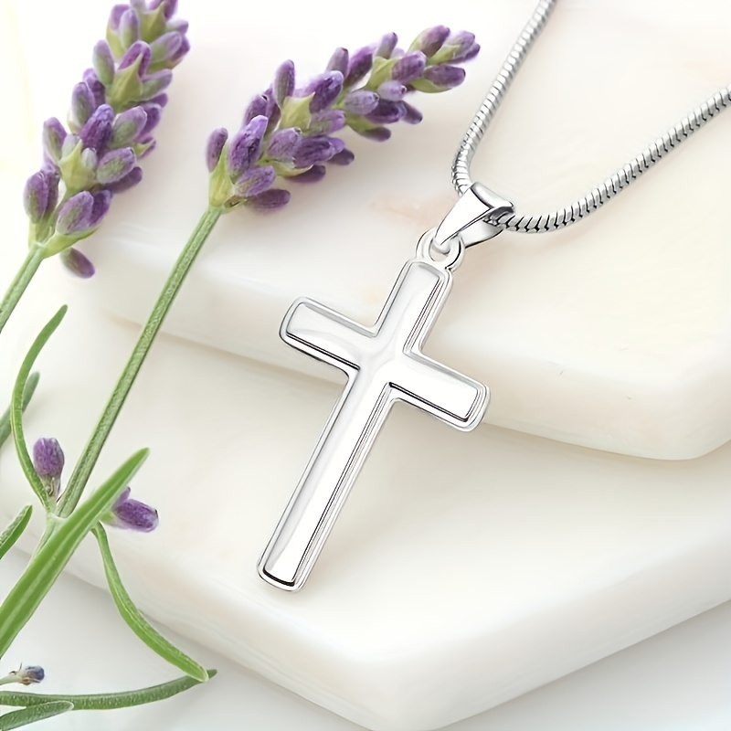 Thank You Dad Father's Day Gift From Son or Daughter - Personalized Cross  Necklace