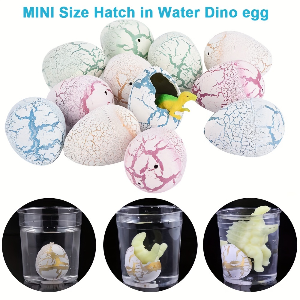 

1pc Random Color Dinosaur Eggs Easter Dinosaur Eggs Hatching Dino Egg Grow In Water Crack With Assorted Color Hunting Game Easter Basket Stuffers Birthday Easter Gifts Party Favors For Toddler Kids