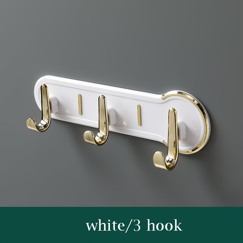 Row Hooks Door Wall Hanging Adhesive Key Holder Hanger Hook - Temu