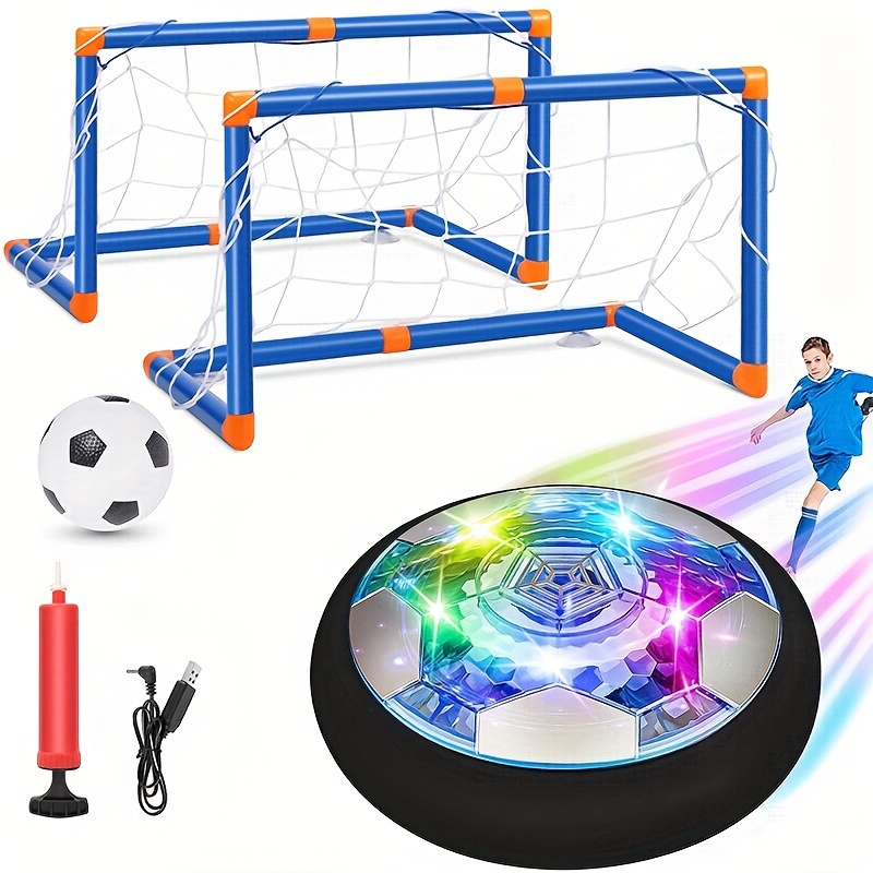 Hover Soccer Ball para niños y niñas, balón de fútbol flotante de aire  recargable con luz LED y parachoques de espuma, regalos de fútbol para niños  de 3 años 4 5 6 7 8-12 años