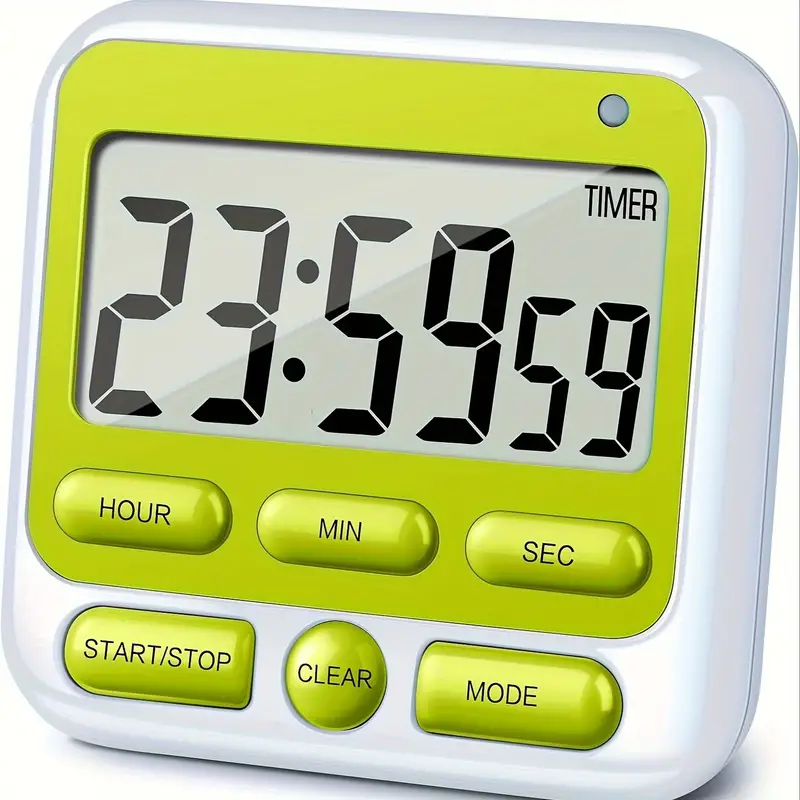 Digital Kitchen Timer With Mute/loud Alarm Switch On/off - Temu