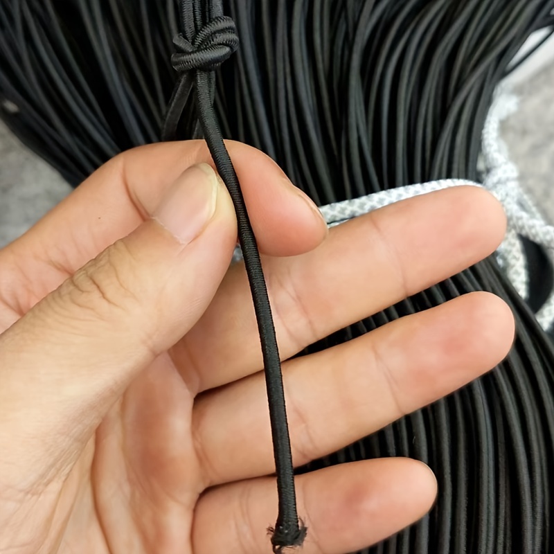 5mm Dark Blue Nylon Flat Elastic Cord Band Elastic Cord Stretch String,  Elastic Rope Trim Bracelet rubber band elastic cord band - AliExpress