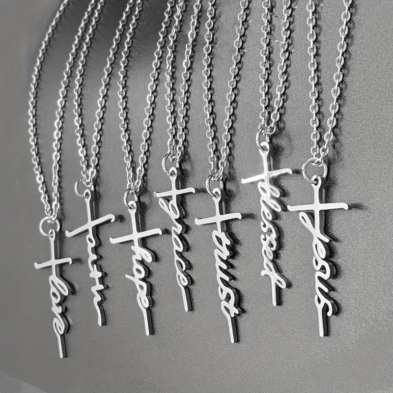 Sterling Silver and Black Double String Necklace - Priestly Blessing  (Double-Sided) by Or Jewelry