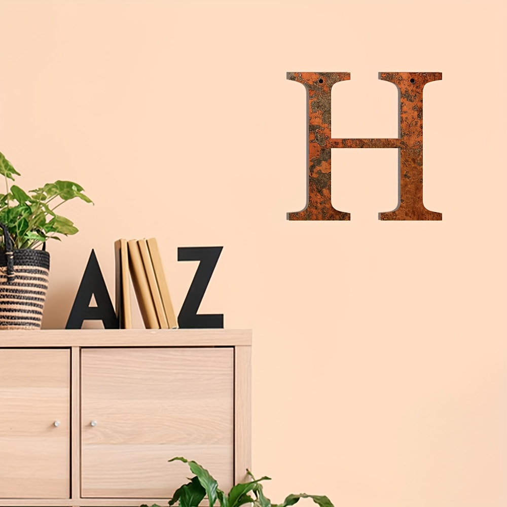 Letras adhesivas de cobre para decoración de pared, letras decorativas de  latón, números, combinación de número de casa, alfabeto inglés para el  hogar - AliExpress