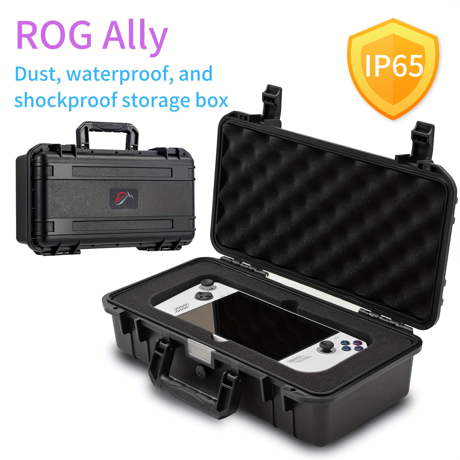 Carrying Bag Case For Rog Ally, Hard Professional Waterproof Rog Ally  Carrying Case For Rog Ally, Controllers, Foldable Keyboard & Other  Accessories Ac Charger Storage Case, Large Capacity - Temu