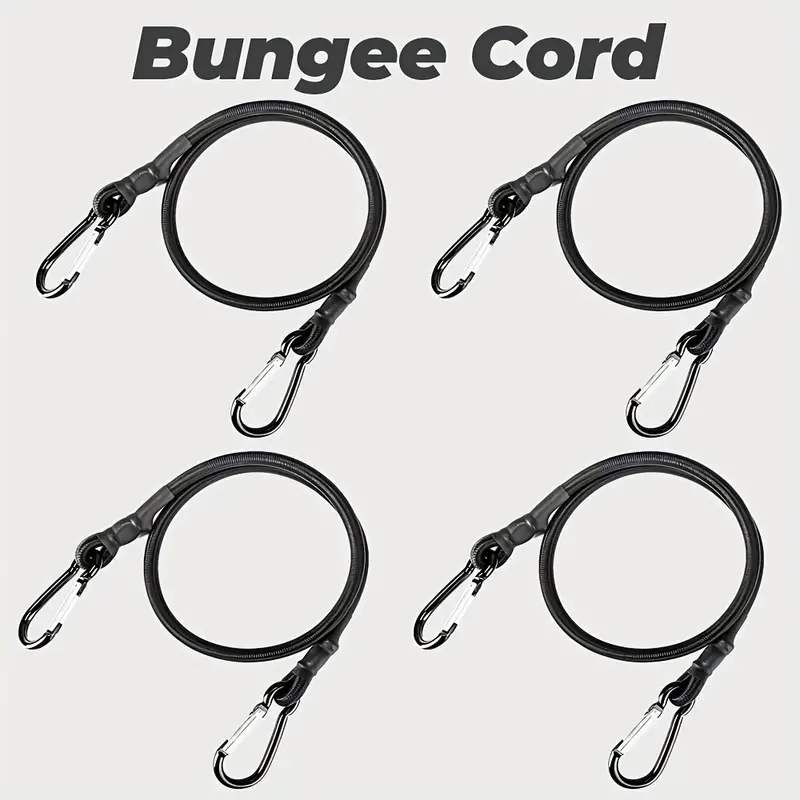 Bungee Cord Carabiner Hook Superior Heavy Duty Straps Strong - Temu