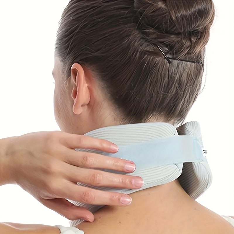 Collarín Cervical Ajustable Soporte Cuello Moda Trabajo - Temu