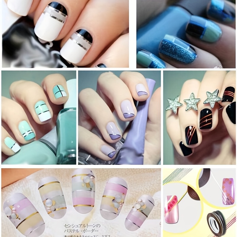 Buy Straight Tape for Nail Art, Striping Tape for Nails, Nail Vinyls Online  in India - Etsy