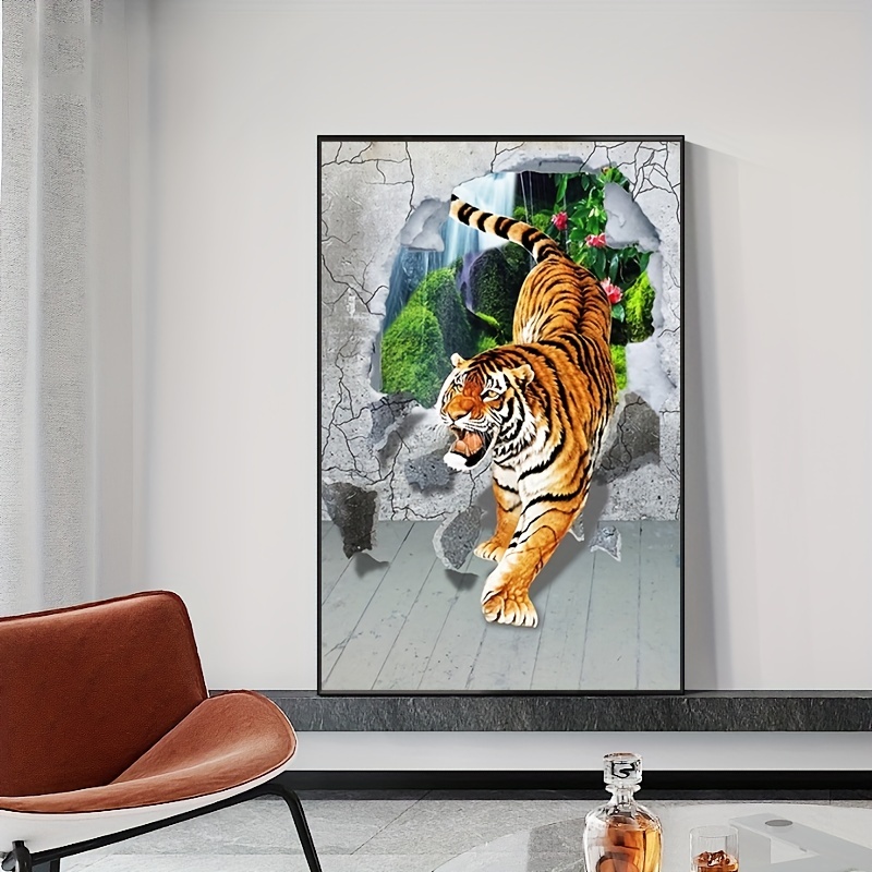 Tigers Family Diamond Painting Kits Tiger Leopard Family - Temu