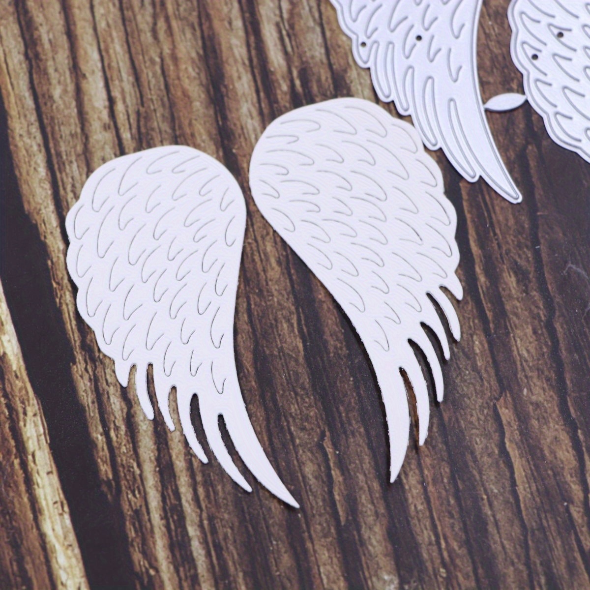 1pc Angel Wings Metal Cutting Die, DIY Handmade Scrapbook Craft Stencil