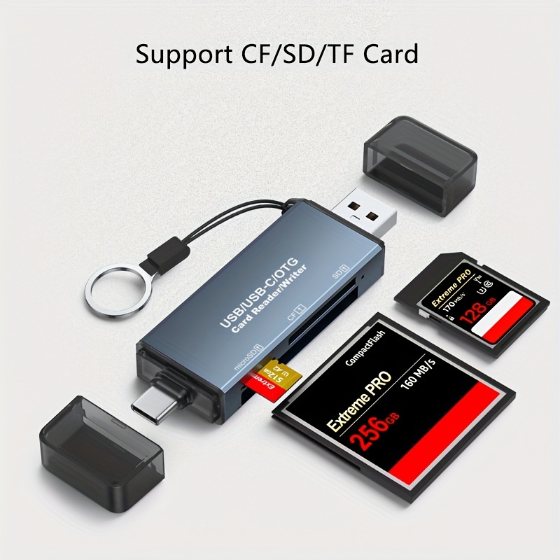 Raycue USB C to Micro SD TF Memory Card Reader