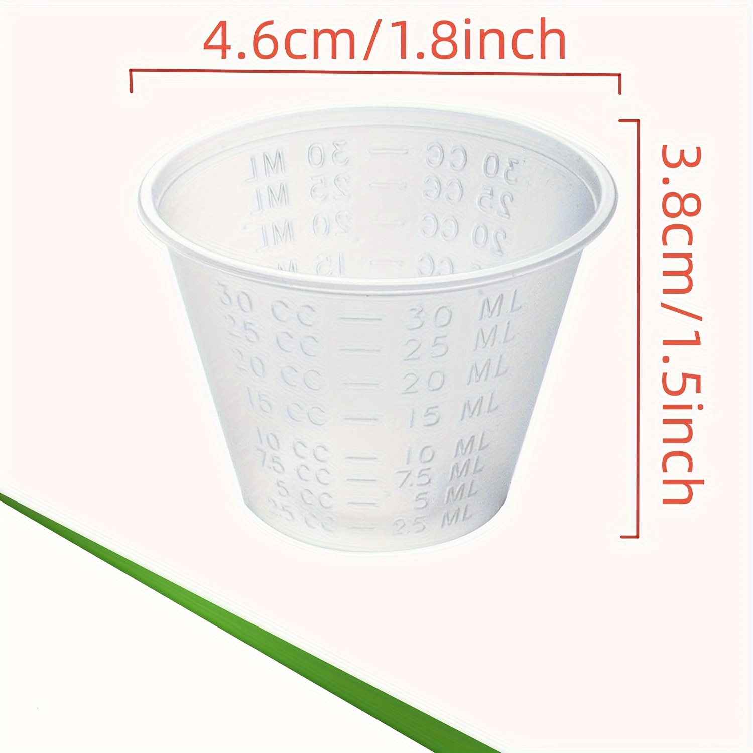 Plastic Graduated Measuring Cup Liquid Container Epoxy Resin Silicone  Making