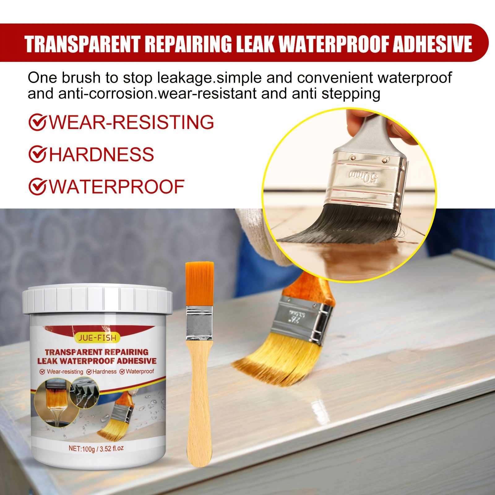 Waterproof Anti-Leakage Agent, Jaysuing Invisible Waterproof Agent  Waterproof Insulation Sealant, Transparent Repairing Leak Waterproof  Adhesive