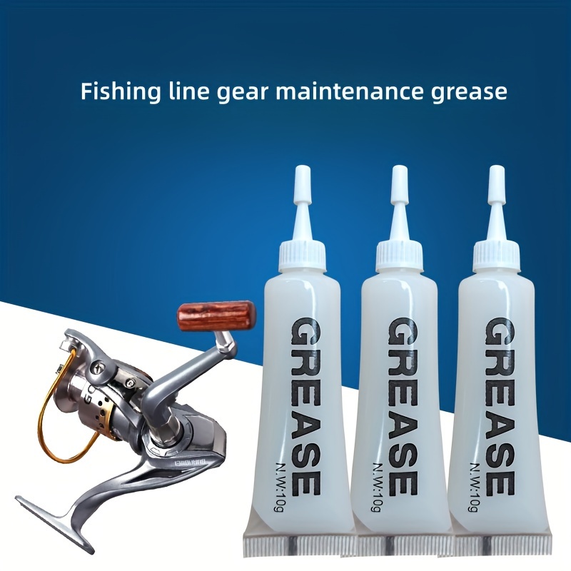 2PCS/Set Fishing Reel Lubricant Oil Fishing Lubricating Grease Metal  Sprocket Bearing Lubrication Accessory 