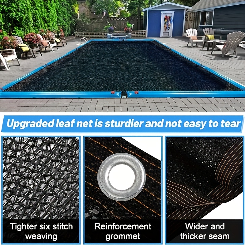 LEAF NET POOL COVERS  SHADE NET POOL COVERS