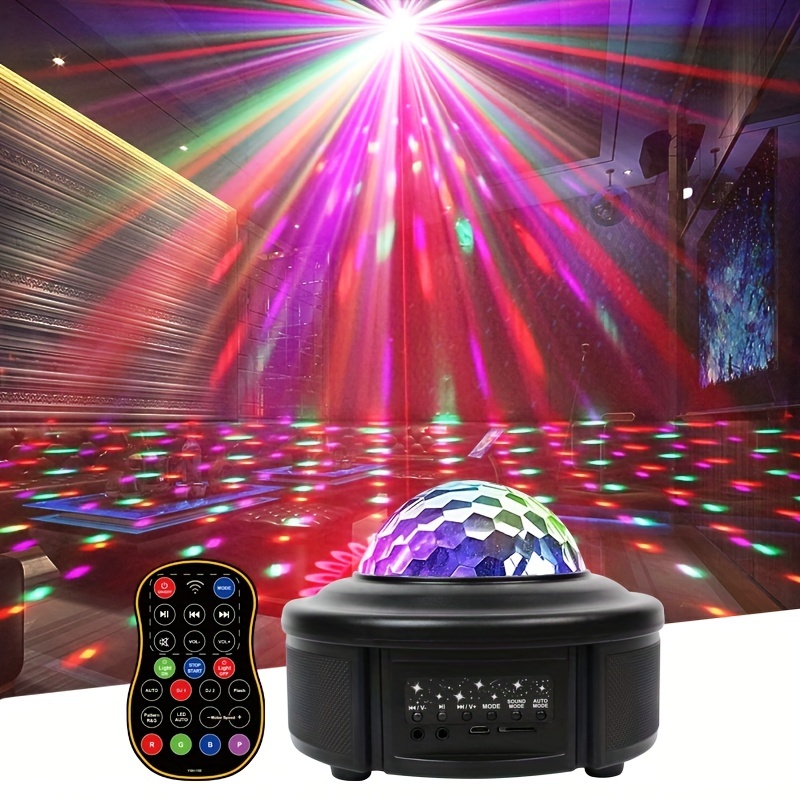 1pc LED Magic Ball Stage Light, RGB DJ Party Disco Light, 7 Farben,  Stimme-aktiviertes Rotationslicht, Geeignet Für Familien KTV Hochzeit  Tanzperformance - Temu Austria