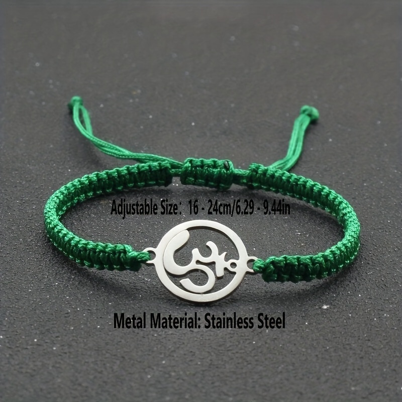 Stainless Steel OM Bracelet for Couples