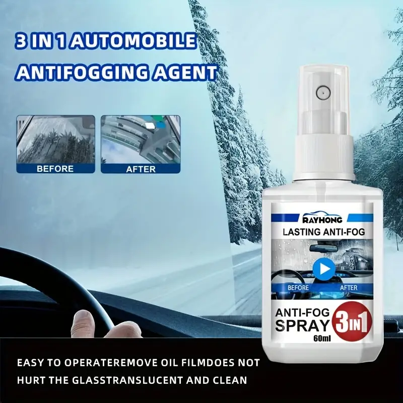 Car Glass Coating Agent Anti fog Car Defogger Glass Cleaner - Temu