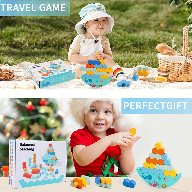 Wooden Toys/Games for Kids Travel Games for Families Unique Gifts